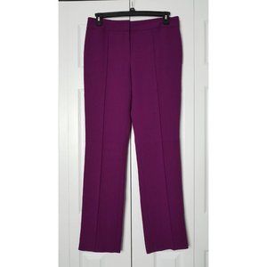Escada Womens 100% Wool Dress Pants Slim Leg Amethysta Purple 40 NWT